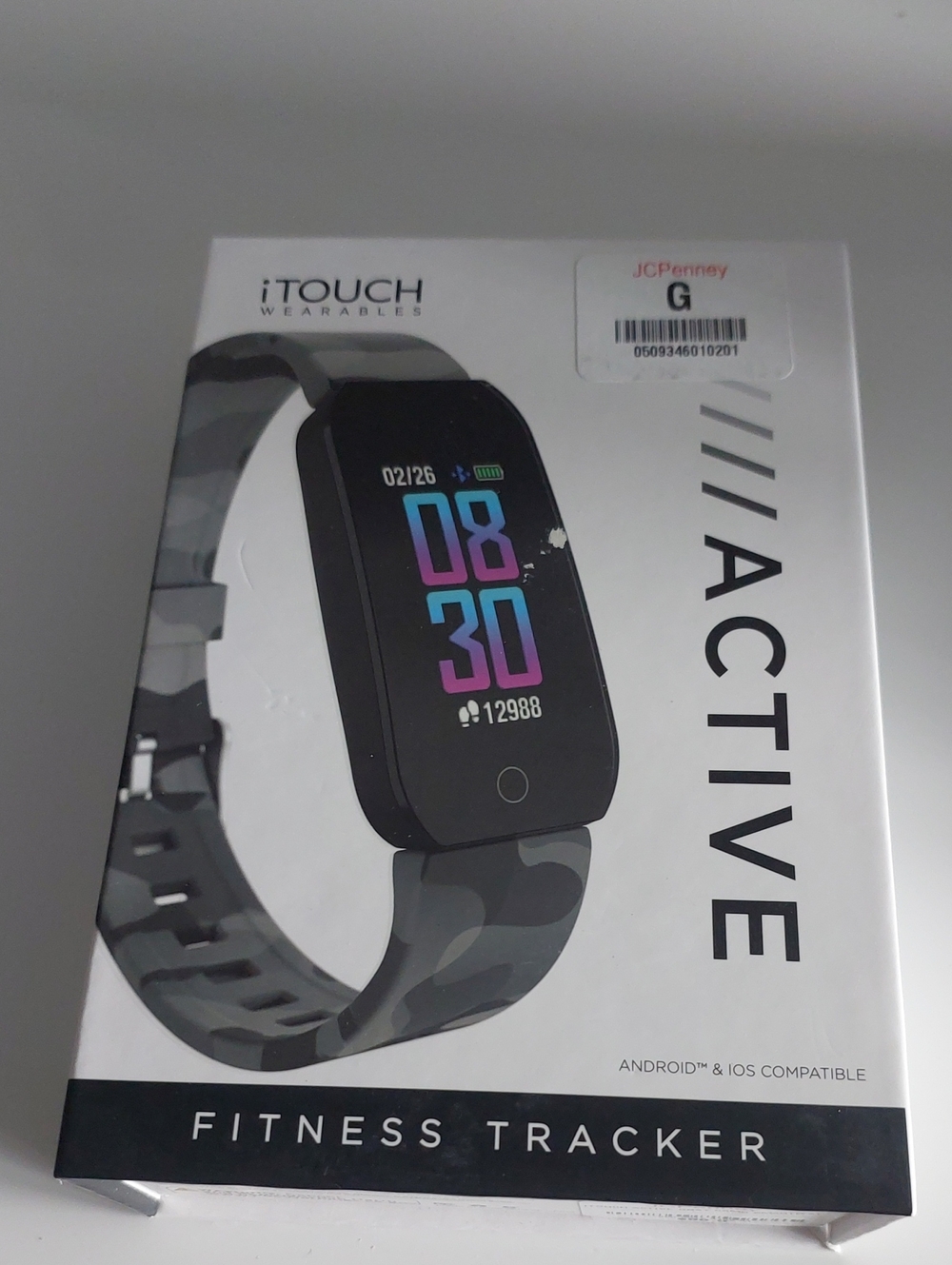 iTouch Active Camouflage Fitness Tracker - Gray